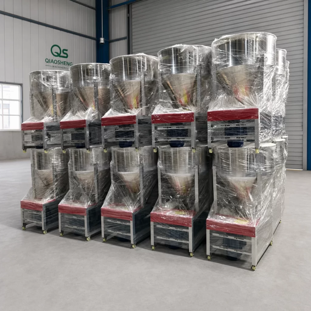 Wrapped Vertical Feed Mixers in stock