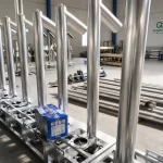 Vertical Feed Mixer frame and auger detail