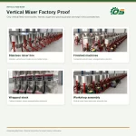 Vertical Feed Mixer model range infographic