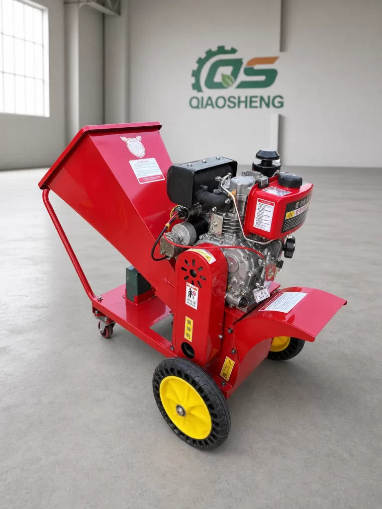 Large Chaff Cutter 380mm - 173 diesel electric single bin