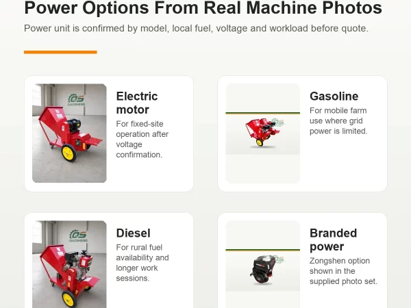 Large Chaff Cutter 380mm - power options proof