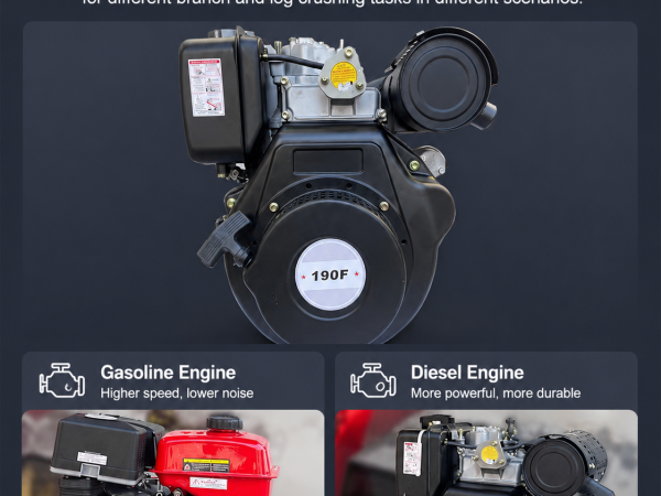 Heavy-Duty Branch Crusher power options