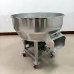 Flat Bottom Feed Mixer Full Front Red