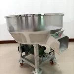 Flat Bottom Feed Mixer Side View